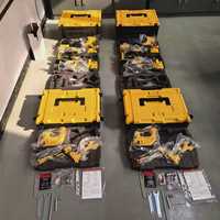 Kit d'outils électriques professionnels 18V 20V avec perceuses à batterie au lithium, boîte à outils et garantie d'un an
