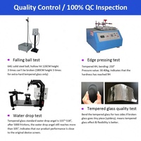 Protection d'écran en verre trempé optique de qualité supérieure HD transparente pour iPhone 18 17 16 15 14 13 12 11 Samsung