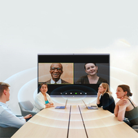 Tableau blanc interactif tout-en-un BOE 65 pouces 4K UHD avec écran tactile 20 points, système d'exploitation Android, caméra pour l'éducation et les conférences, couleur noire