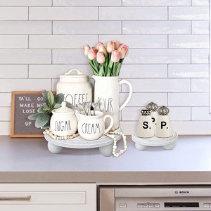 Présentoir en bois empilable de style rustique antique poli pour la décoration et l'exposition de <span class=keywords><strong>table</strong></span> de cuisine - Product Image 6