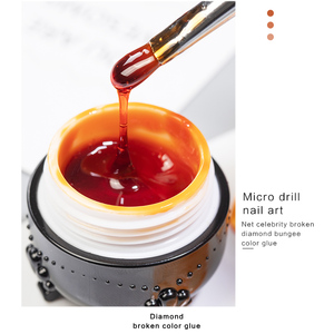Esmalte de gel uv para uñas, barniz de uñas de <span class=keywords><strong>color</strong></span> ámbar, translúcido - Product Image 2
