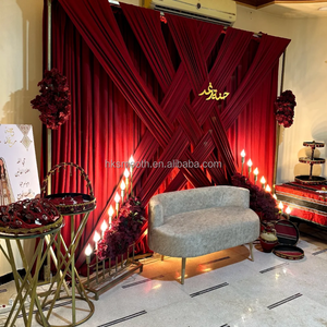 Telón de Fondo Blanco Liso para Bodas y Fiestas, Sin Arrugas, 15 Pies de Largo, Cortinas de Poliéster para Fondo de Boda - Product Image 2