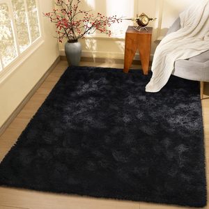 Vente d'usine - Tapis de salon en polyester de grande taille, tapis moelleux et shaggy, tapis luxueux et doux, tapis antidérapant - Product Image 2