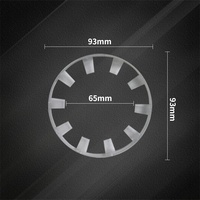 Vente directe d'usine Source d'alimentation manuelle cartouche filtrante en plastique de 20 pouces bague de retenue pièces de filtre à eau