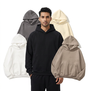 Sweat-shirts à capuche pour hommes grande taille Sweat-shirts décontractés pour hommes Sweat-shirt à capuche personnalisable 100% coton Anti-boulochage Sweat-shirt à capuche pour hommes - Product Image 1
