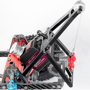 Yeni gelenler şap vinç Stent kurtarma kamyon Tow vinç kol tamirci kiti için 1/10 SCX10II TRX4 LCG şasi RC yükseltmeleri bölüm - Product Image 2