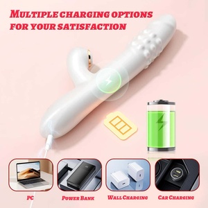 새로운 진동기 텔레스코픽 여성 자위기구 IPX6 방수 USB 충전식 10단계 40-60분 사용시간 마사지 스틱 성인용품 - Product Image 6