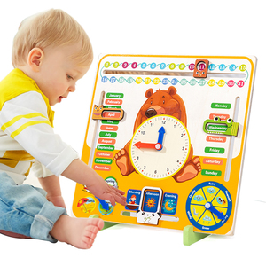 <span class=keywords><strong>Montessori</strong></span> bambini <span class=keywords><strong>cartoni</strong></span> <span class=keywords><strong>animati</strong></span> orso stagioni meteo orologi cognitivi giocattolo compensato giocattoli educativi per bambini ragazzi e ragazze - Product Image 2