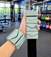 Neues K-förmiges Gewichtsarmband Yoga-Fitnessgerät Silikon-Eisenblock mit Klettverschluss für den grenzüberschreitenden E-Commerce – Hersteller
