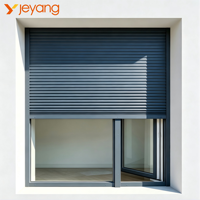 JY Design Élégant Alliage Aluminium Fenêtre à Volet Roulant Intégré Verticale Électrique Isolation Thermique Anti-vol OEM