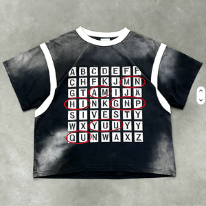 T-shirt personnalisé pour homme, col rond, coupe oversize, en jersey de coton épais, vierge, pour impression DTG et sublimation, effet vieilli, style vintage, coupe <span class=keywords><strong>d</strong></span>écontractée - Product Image 1