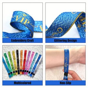 Pulseras de Poliéster con Logotipo Personalizado - Entradas para Eventos Ecológicas de Tela para Conciertos y Festivales - Product Image 2