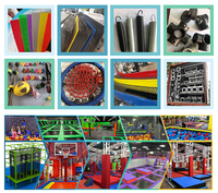 Équipement de parc d'attractions en gros, aire de jeux intérieure personnalisée pour enfants, jeux souples, grande capacité, usage commercial