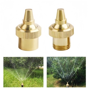 Boquilla <span class=keywords><strong>de</strong></span> Latón Ajustable Tipo Ranura, Microboquilla para Jardín, Agricultura e Industria, Boquilla <span class=keywords><strong>de</strong></span> Latón <span class=keywords><strong>de</strong></span> 1/2 - Product Image 1