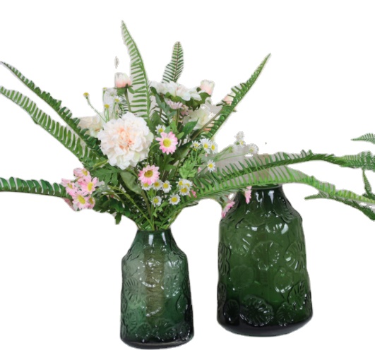 Свадебный декор, креативная простая стеклянная ваза, украшение для стола в гостиной ручной работы, ваза для цветов «сделай сам», коричневый стол, домашний декор