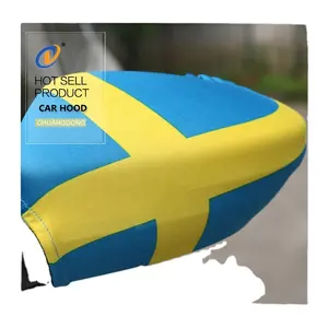 China Factory Customer espejo de coche bandera cubre Promotion Car flag Sweden mirror cover