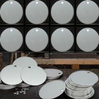 Mini-disques ronds personnalisables en acier inoxydable, étiquettes plates vierges à estamper pour bracelets, boucles d'oreilles, colliers, chaînes – Fabrication métallique