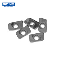 Plaquettes en céramique métallique haute performance APMT1604PDER-H2, plaquettes de fraisage CNC à haute dureté pour l'usinage à grande vitesse de l'acier