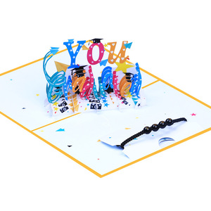 Tarjeta de Felicitación Estéreo con Mensaje de Bendición para la Temporada Industrial: ¡Debes Exprimir el Examen! - Product Image 3