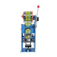 HL-95B HUALIAN Machine automatique de remplissage et de capsulage de jus de fruits Machine de cachetage/Machine de scellage bouteilles en plastique pour tasse de lait