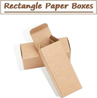 Boîte d'emballage en papier Kraft de haute qualité, 10 pièces, boîte d'emballage, huile essentielle, pour cadeau de mariage, fête d'anniversaire