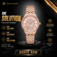 Reloj de Pulsera de Cuarzo de Acero Inoxidable para Mujer con Diamantes y Movimiento Japonés, Logotipo Personalizado OEM ODM, Venta al por Mayor Directa de Fábrica