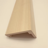 Ligne de boîtier de cadre de porte en WPC moderne garniture décorative profilés composites en bois et plastique imperméables résistants à l'humidité pour usage intérieur
