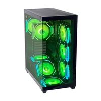 Boîtier PC Gaming Pcooling Nouvelle Conception Full Tower avec Fenêtre Latérale en Verre Trempé pour Ordinateur Client ATX