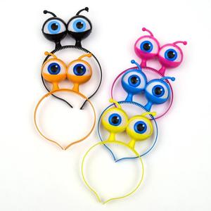 Serre-tête lumineux avec yeux d'alien en plastique, LED, pour fête, Halloween, accessoire de costume - Product Image 2