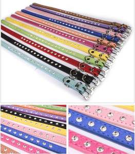 Collar de perro pequeño Bling cachorro diamante diamantes de imitación cristal lindo pequeño gatito <span class=keywords><strong>collares</strong></span> <span class=keywords><strong>para</strong></span> niña ajustable niños mujer - Product Image 3