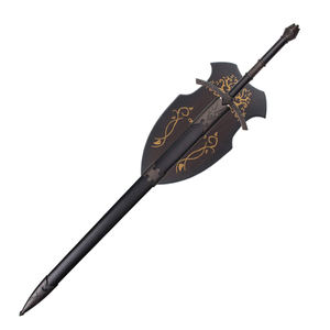 ลอร์ดออฟเดอะริงหมัด/Nazgul ภาพยนตร์ Prop ดาบสไตล์ยุโรปหนังไม้ตะวันตก Scabbard ฟรีกระดานแขวน - Product Image 1