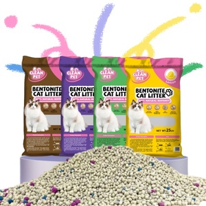 Litière pour chat en bentonite de sodium, 99 % sans poussière, forte absorption, forme de boule, pour plusieurs chats, fabriquée en usine OEM - Product Image 1