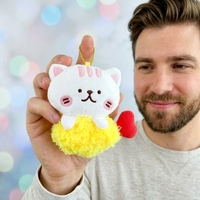 Mini porte-clés en peluche en gros, jouets personnalisés en boîte mystère, breloques de sac Kawaii, décoration intérieure, cadeau personnalisé en boîte mystère