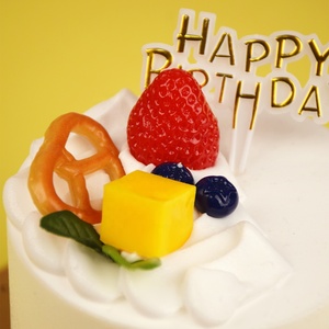 เค้กจำลองขนาด 4/6/8/10 นิ้ว บิสกิตปลอม อุปกรณ์ตกแต่งร้านเบเกอรี่ DIY ผลไม้จำลอง ตกแต่งหน้าต่างตามสั่ง ของขวัญช็อกโกแลต - Product Image 3