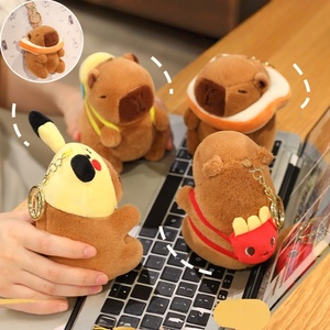 Mới nóng mềm dễ thương Kawaii plushies động vật hamster capybara Móc Chìa Khóa capibara nhồi bông sang trọng Keychain - Product Image 2
