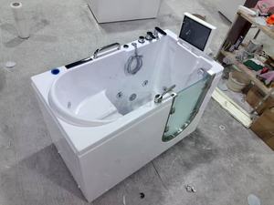 Bañera con Puerta para Ancianos y Personas con Discapacidad, Jacuzzi, Bañera de Hidromasaje Portátil con Ducha - Product Image 2