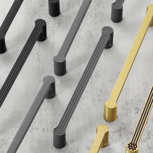 Gold Black Grey Brass Furniture Handles Wardrobe Cupboard Closet <b>Dresser</b> Drawer Kitchen Cabinet Pulls <b>for</b> Bedroom Mall - Product Image 5