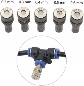 Nhanh chóng điều chỉnh hệ thống làm mát vòi phun áp suất thấp hình quạt 8mm Đầu nối vòi phun sương tưới vườn phun - Product Image 5