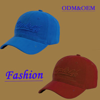 Nouvelle Tendance Casquette de Baseball Bleue en Coton de Haute Qualité, Style Vintage avec Lettres, Formelle, Taille Ajustable, Visière Courbe, pour Sport et Streetwear