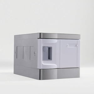 Casier de rangement intelligent de style moderne avec serrure à combinaison, en plastique ABS durable et étanche, mini-armoire de rangement colorée - Product Image 3