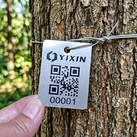 Gravure personnalisée Plaque de code QR en acier inoxydable Gravure gravée à 304 Différents numéros de code QR pour chaque étiquette