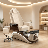 Nouveau design de fauteuil de massage électrique pour salon de beauté, spa, manucure, avec pompe à jets pour pédicure
