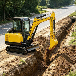 Hot Sale in Us Uk Reach R350 2.5ton Mini Excavator Digging Machine 2.93m Depth for Deep <b>Foundation</b> Basement with Ce Epa - Product Image 1