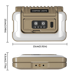 Luz de camping con múltiples fuentes de luz 180 °   Luz de camping plegable multifunción, luz de trabajo de gran capacidad - Product Image 5