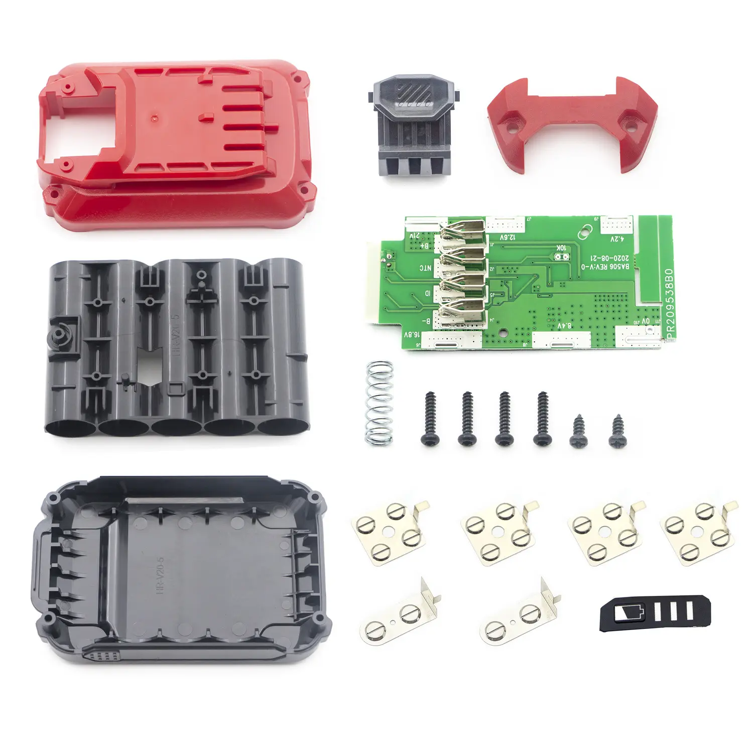 Li-ion Battery Plastic Case BMS Replacement for Craftsman 20V Battery CMCB204 PCB Cordless Power Drill Combo Kit Housing