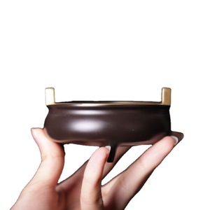 Quemador de incienso de cobre puro para uso doméstico, quemador de incienso estilo antiguo Xuande, quemador de varillas de incienso, quemador de aromaterapia, para interiores - Product Image 5