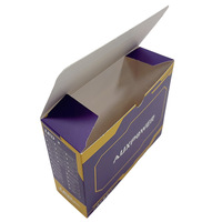 Boîte en papier kraft en gros d'usine, boîte d'emballage personnalisée avec logo, boîte en papier recyclé