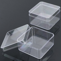 Boîte en acrylique SUNSHING Tiramisu avec couvercle, petits contenants à dessert, emballage en plastique pour pâtisserie, boîte transparente pour cupcakes, boîte à dragées pour mariage