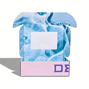 Boîtes d'emballage cadeaux en carton ondulé pour envoi postal, pliables, avec logo personnalisé et couleur - Product Image 5