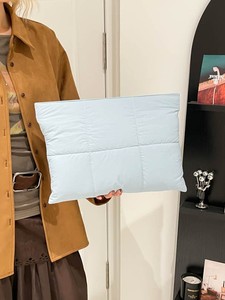 Nylon Waterproof Laptop Bag Business Quilted Portable Lightweight <b>Pillow</b> <b>Cloud</b> Puffy Sleeve Korean Perfume Slim In Briefcase - Product Image 6